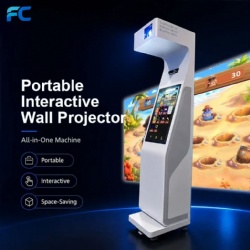 Portable Mobile Wall Interactive Projector Sport All-In-One Device